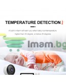 Бебефон бебешки видеомонитор, 2,8 инча, разпознаване на звук